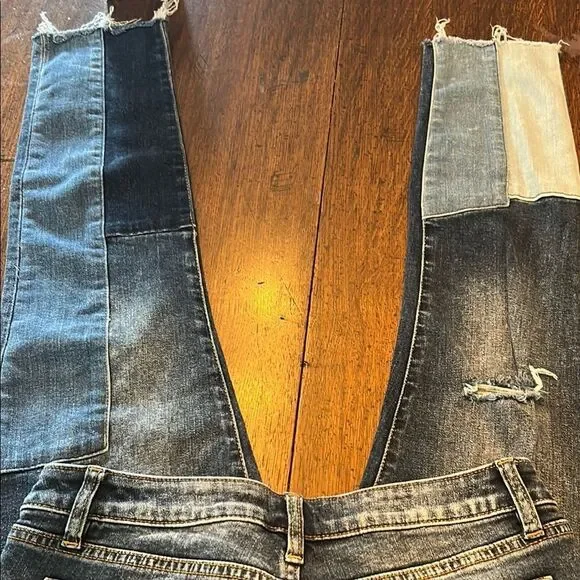 Miss Me Jeans Straight Leg  Patchwork Size 28 - Picture 9 of 12